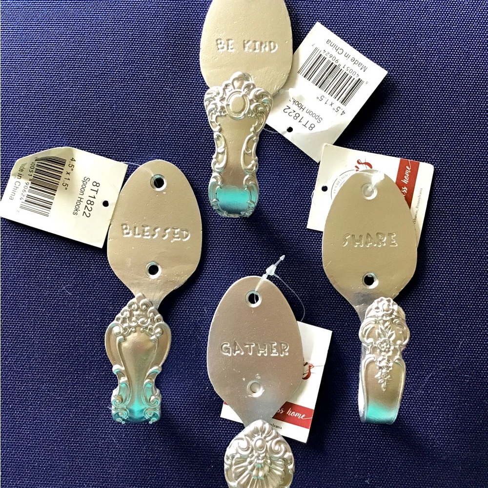 Set of 4 new Spoon Hooks